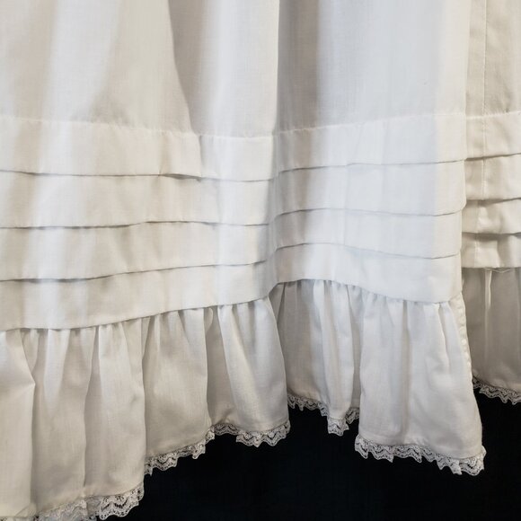 Beautiful Vintage White Lace Baby Christening Gown 3pc Set with Cap Newborn - Picture 3 of 11